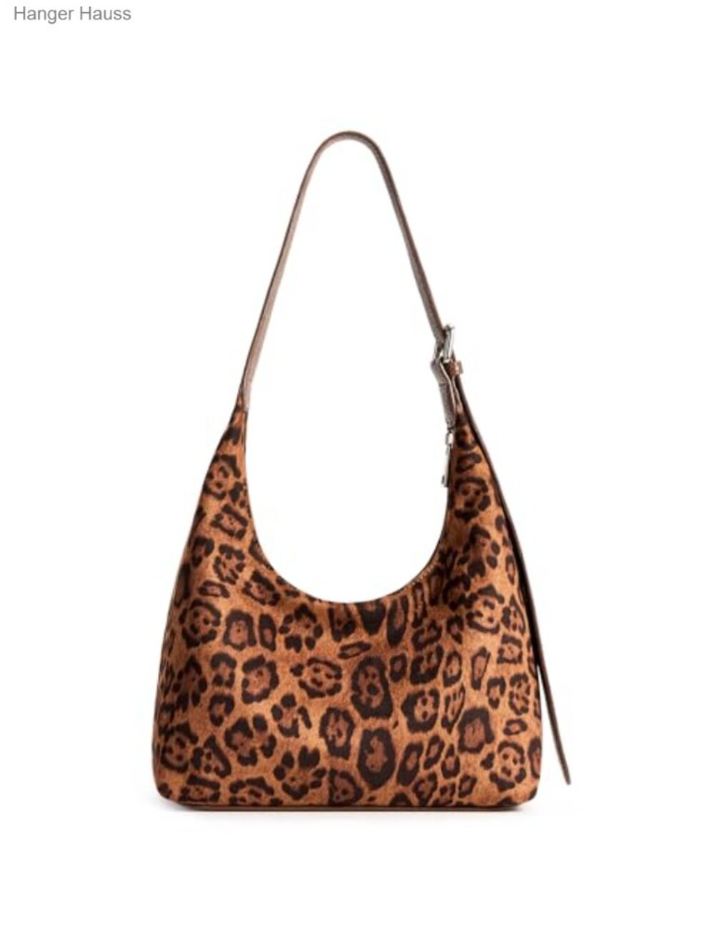 KALIDI Crescent Tote Bag Vegan Leather Underarm Hobo Zipper Handbag